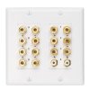 htp 2 double gang multiconnection home theater plate 1 l