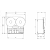 REVOX B77 dimensions