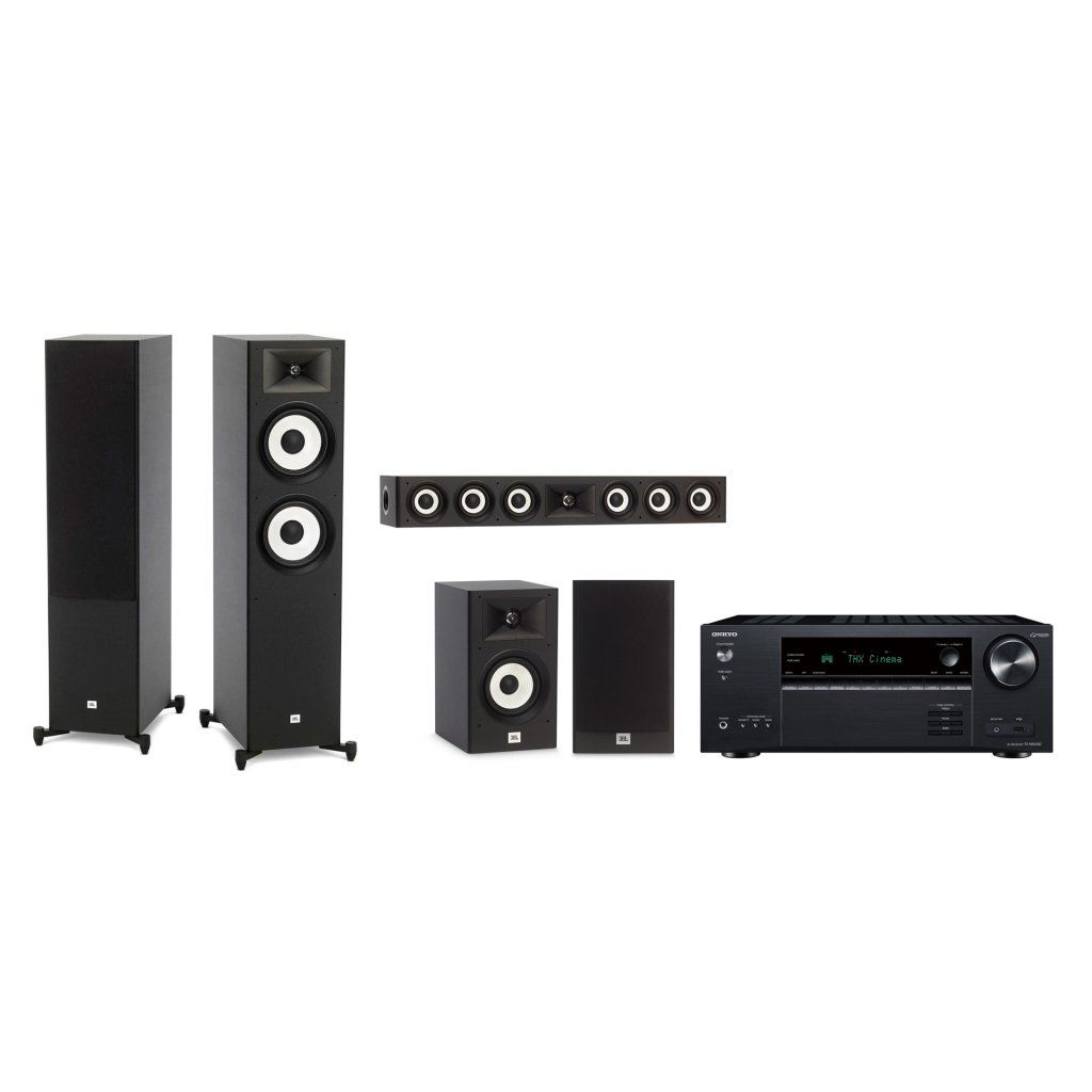 Onkyo TX NR6100 + JBL STAGE A190 5.0