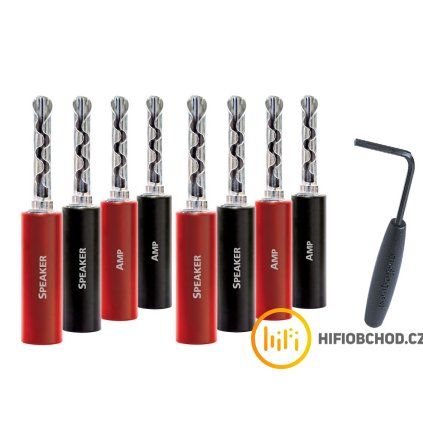 audioquest suregrip 100 bfa banana silver set 8 ks