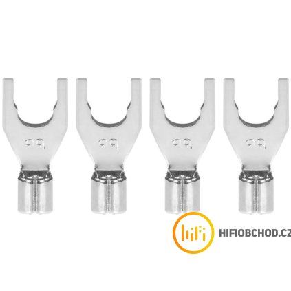 audioquest suregrip spade s p 10m silver spade set 4 ks