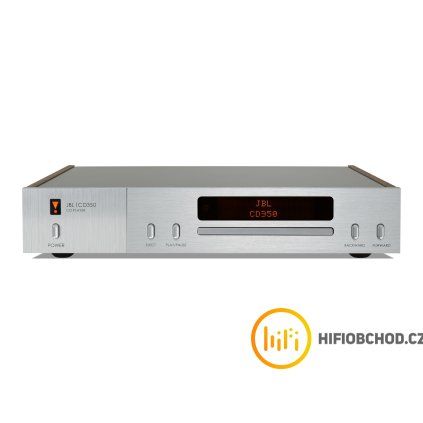 jbl cd350 cd prehravac s usb stribrny drevene bocnice