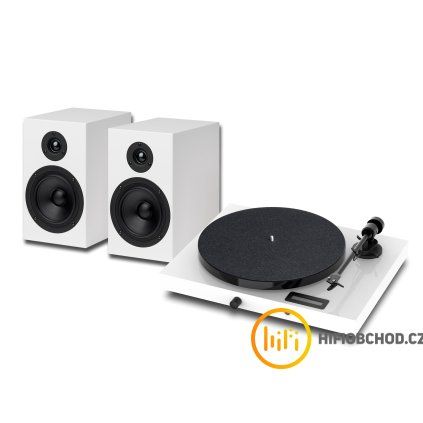 pro ject jukebox e1 hifi set white kompletni stereofonni audio system s gramofonem