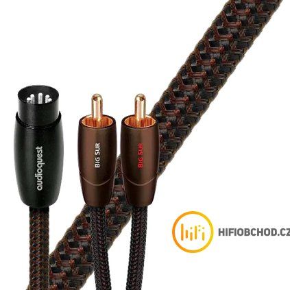 audioquest big sur 1 0 m audio kabel 5 din 2 rca