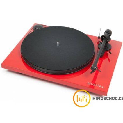 Pro-Ject Essential II Digital + OM5E (Barva Červená)