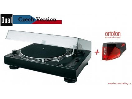 DUAL DTJ 301 Direct Drive USB + Ortofon 2M RED (Stereo gramofon vybavený přímým náhonem a vysokým točivým momentem )