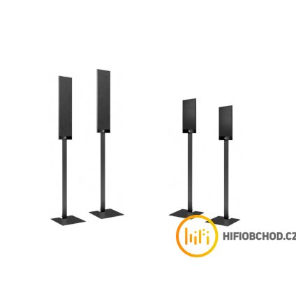 35303 kef t floor stand stojan na zem pro t101 a t301 silver black
