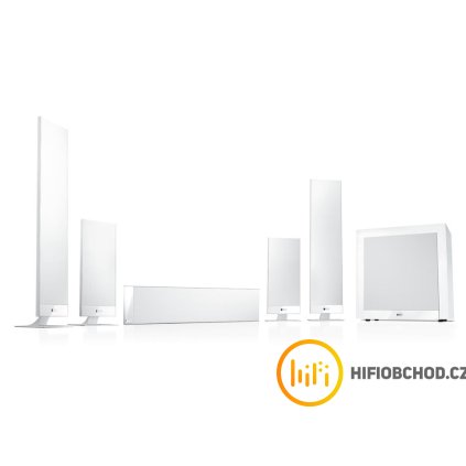 35627 kef t105 system sada 5 1 slim stav skladu dle jed polozek white