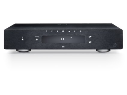 primare i15mm integrated amplifier and mm phono stage front black