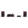 pro ject colourful audio system 2 all in one hi fi system s gramofonem satin wine red