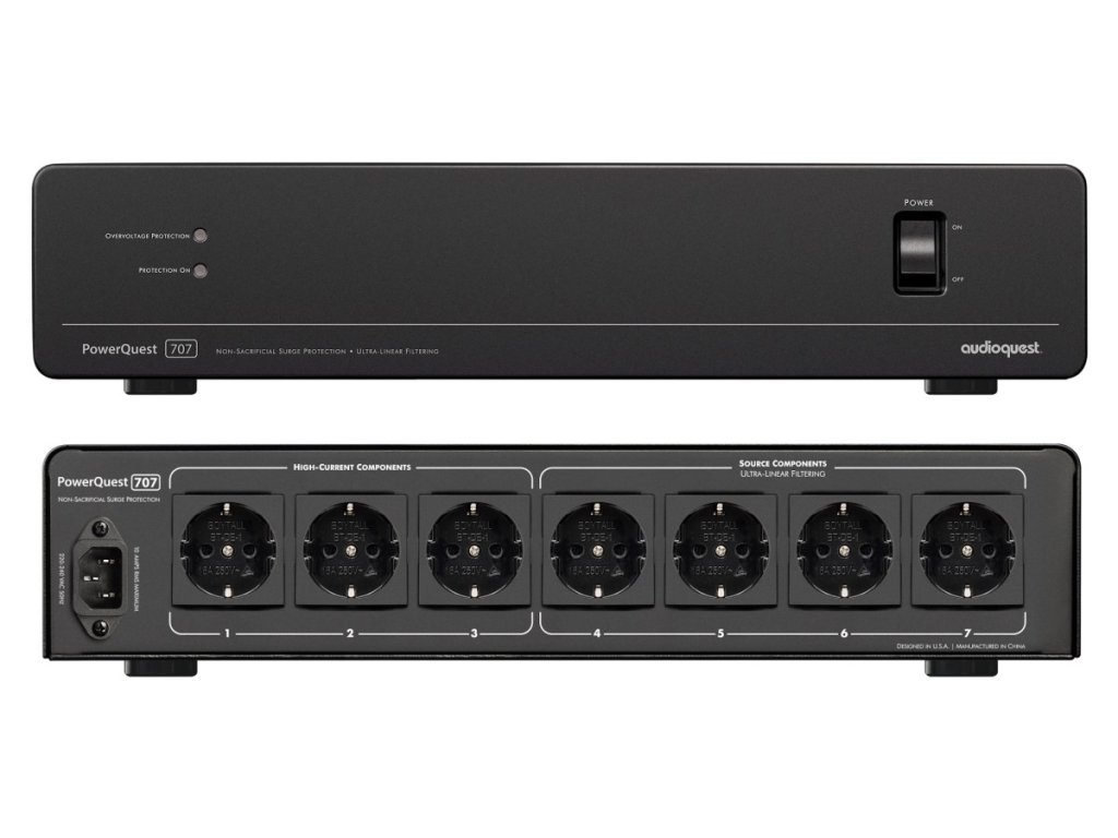 audioquest powerquest 707 eu schuko sieťový filter s prepäťovou ochranou (1)