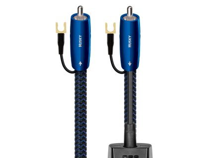 audioquest husky rca husky02 2 m 6 ft 6 in blue on black braid 530490
