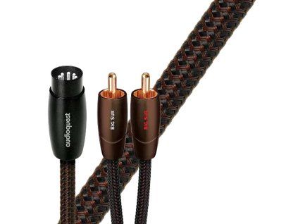 audioquest big sur 1 0 m audio kábel 5 din 2 rca