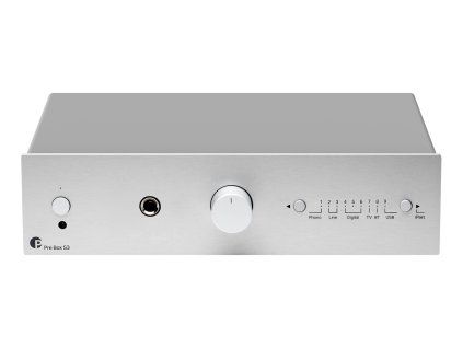 pre ject pre box s3 silver audiofilsky predzosilovač s analógovými a digitálnymi vstupmi