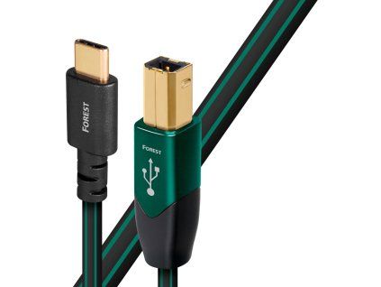 audioquest forest usb b na usb c 0 75 m