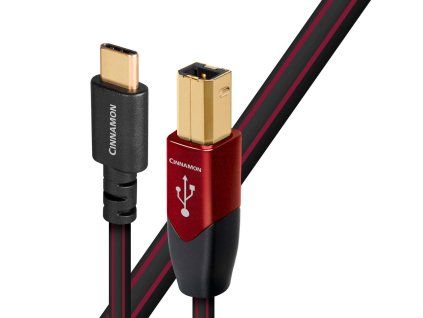 audioquest cinnamón usb b na usb c 1 5 m