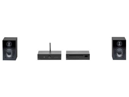 pre ject stereo set e cd minimalisticky all in one audio system s cd bt a dac cerny
