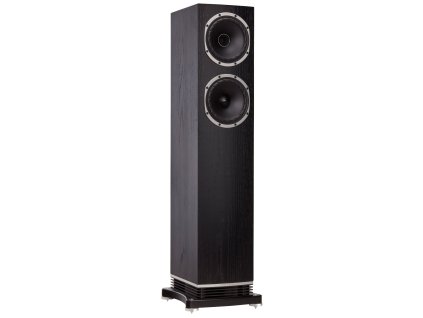 F501 3Q Black small floorstander