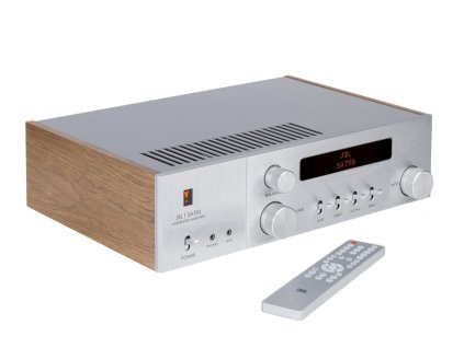 jbl sa750 integrovaný zosilňovač so streamerom 2 x 120 w strieborný drevené bočnice
