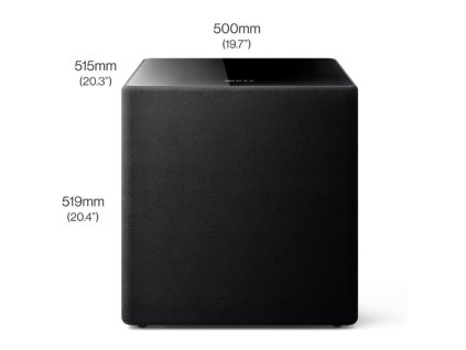 38439 kef kube 15 mie black subwoofer