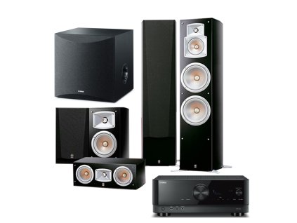 90446 6 yamaha rx v4a ns 555 piano set 5 1