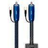 audioquest husky rca husky02 2 m 6 ft 6 in blue on black braid 530490