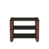 BK STAX2G 3SHELF WALNUT FRONT