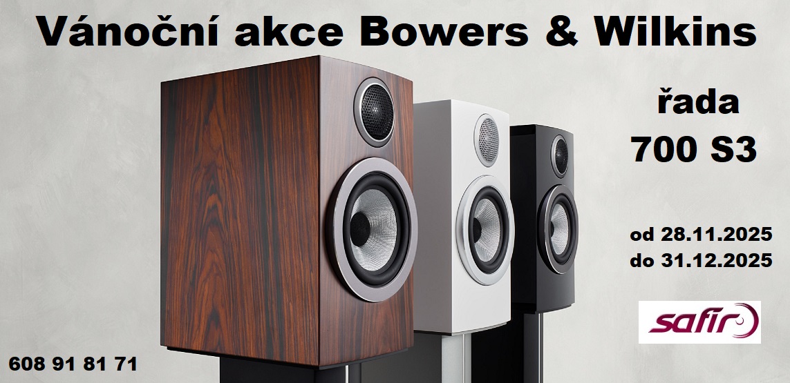 vánoční akce B&W řada 700
