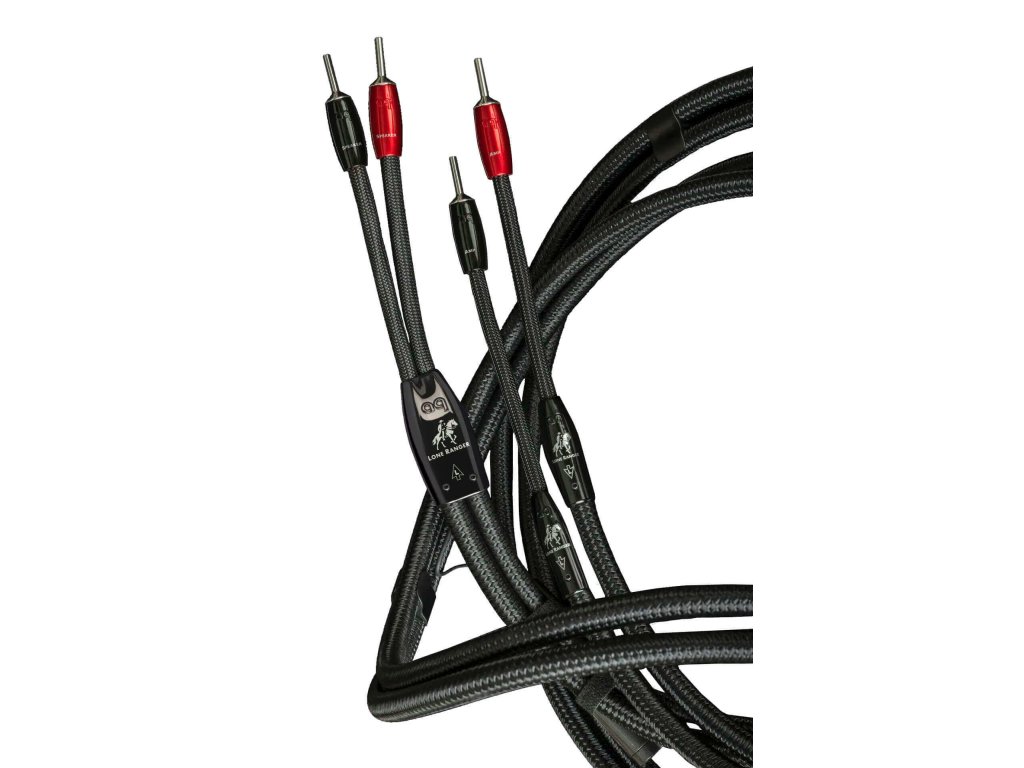 audioquest lone ranger bananky reproduktorovy kabel z vyberove medi psc