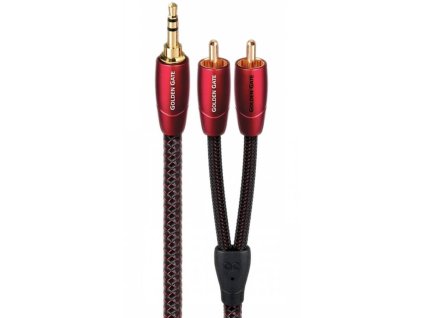 audioquest golden gate jr audio kabel 3 5 jack 2 x rca