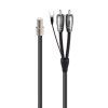 audioquest angel se tonearm 5p rca 1 2 m gramo hifisafir 2
