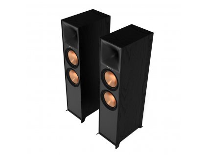 klipsch reference r 800f hero pair grille off