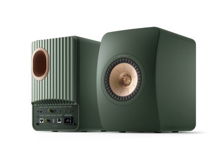 KEF LS50 Wireless II moss green 2