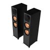 klipsch reference r 800f hero pair grille off