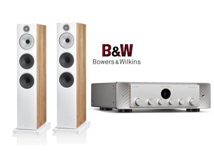 Set BW 603s3 Marantz Model 60n silver