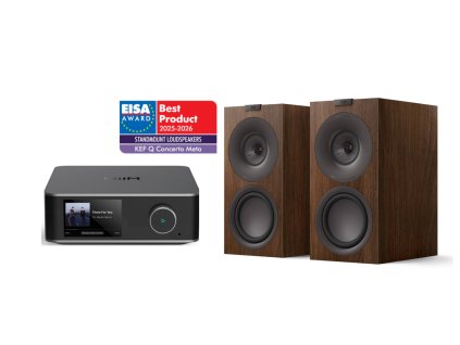 Wiim Amp Ultra + KEF Q concerto meta Eisa