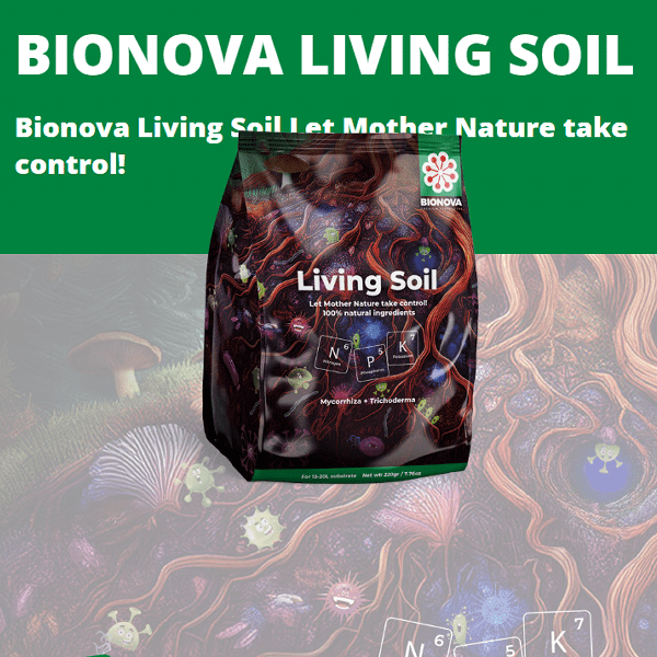 BioNova Living Soil: Ein Dünger für 12 Wochen (und genau drei Pflanzen)