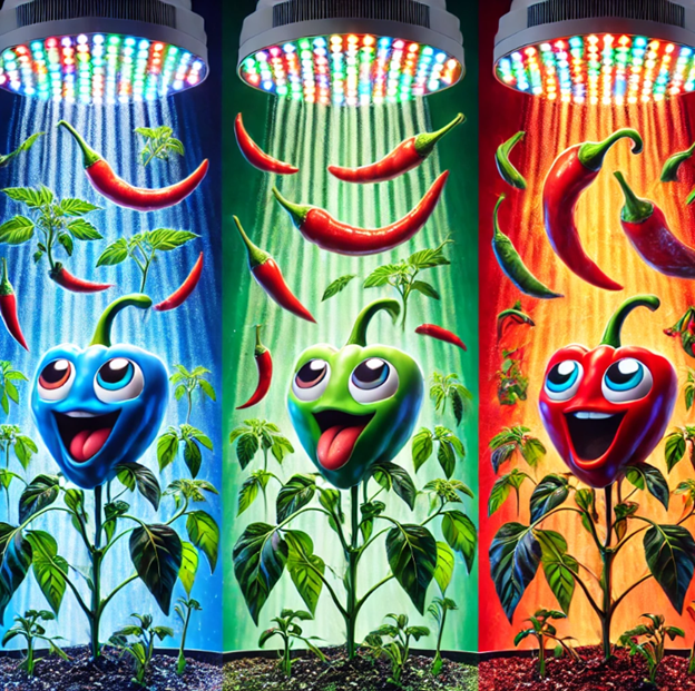 Was ist das beste Licht für den Anbau von Chilis?