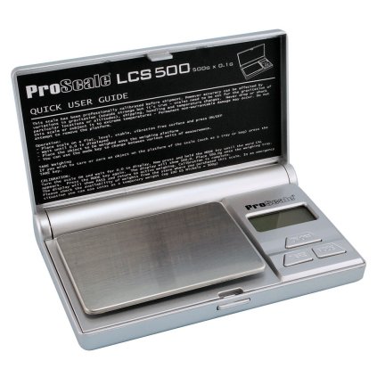 Digitalwaage Proscale LCS 500g/0,1g Abdeckung