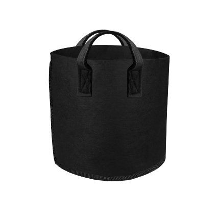 25098 gutpot textilblumentopf schwarz 11l