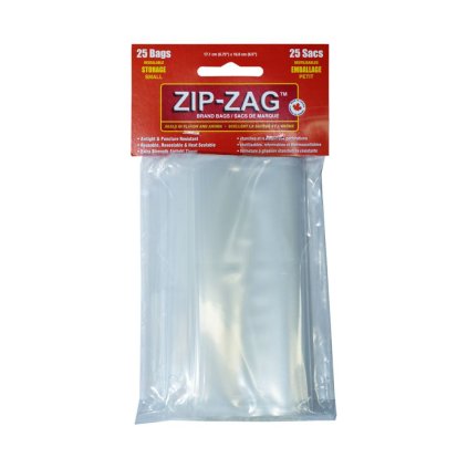 Zip-Zag Beutel S 19x16cm 30 g, 25 Stk