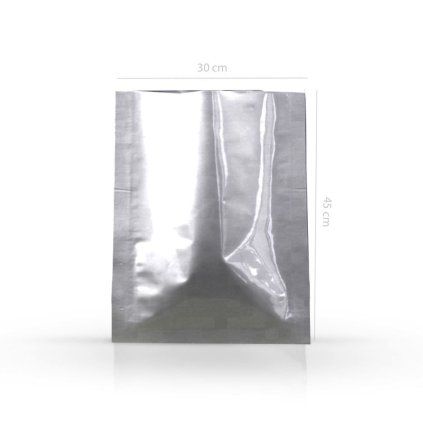 Qnubu silberne Bügeltasche (Größe 30x45cm)