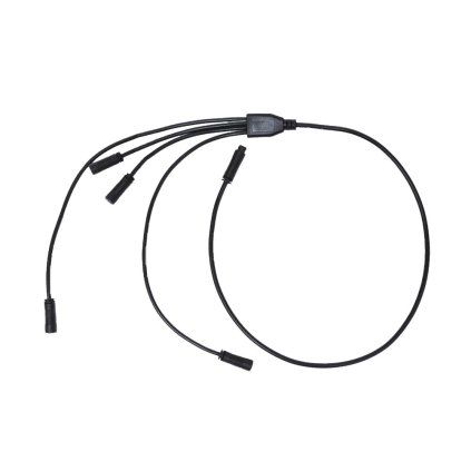 28185 sanlight flex ii vierfachkabel 1x wdc19 stecker 4x wdc19 buchse
