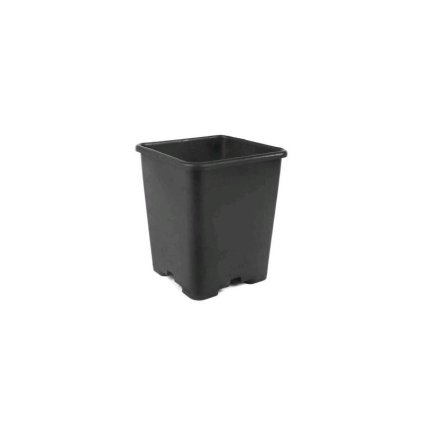Viereckiger Blumentopf 7x7x8cm, 0.35L - stabil