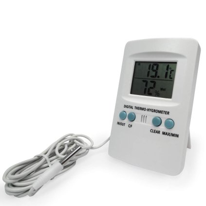 Cornwall Thermo-Hygrometer SH 117, Thermometer und Hygrometer mit Fühler