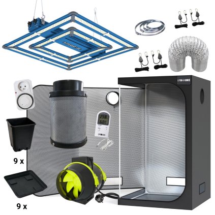LED Set 200W Maxibright Daylight PRO 80x80x180cm High Quality