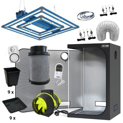 LED Set 200W Maxibright Daylight PRO 80x80x180cm High Quality