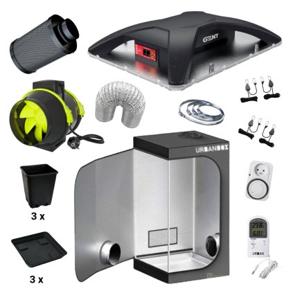 LED-Set 100W GENT Photon 60x60x160cm Max. Qualität