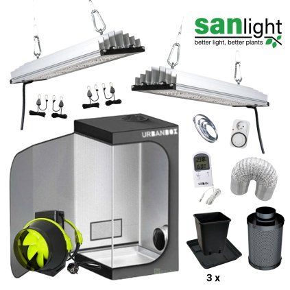 LED Set 2x50W SANlight Stixx 60x60x160cm Max Qualität