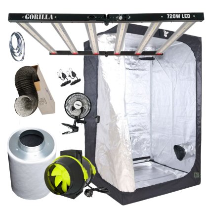 LED Set 720w Gorilla 120x120x200cm Maximale Qualität (1)